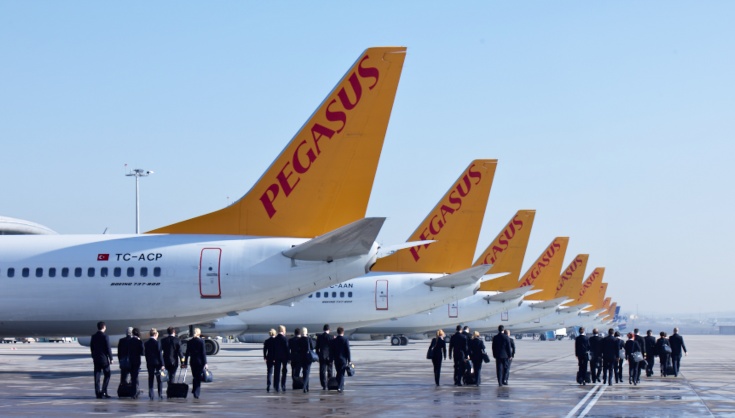 самолеты Pegasus Airlines