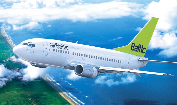 самолет Air Baltic