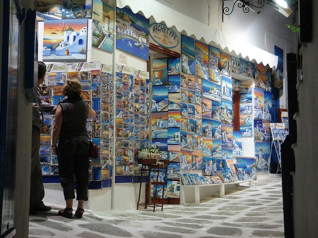 магазины Миконоса