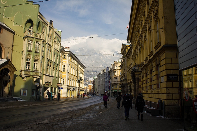 центр города Санкт-Антон-ам-Арльберг