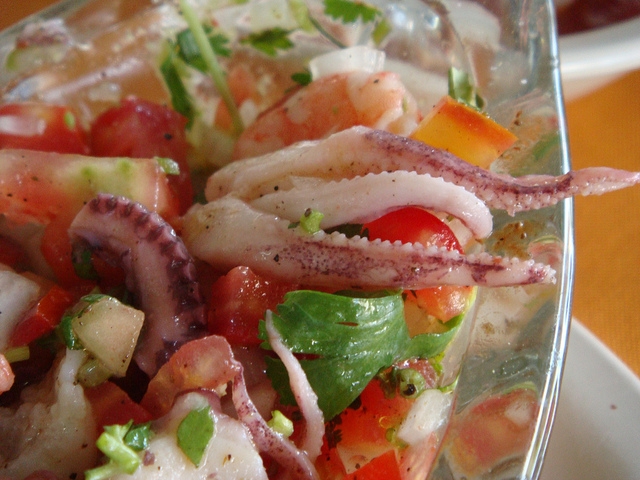 морепродукты в Канкуне