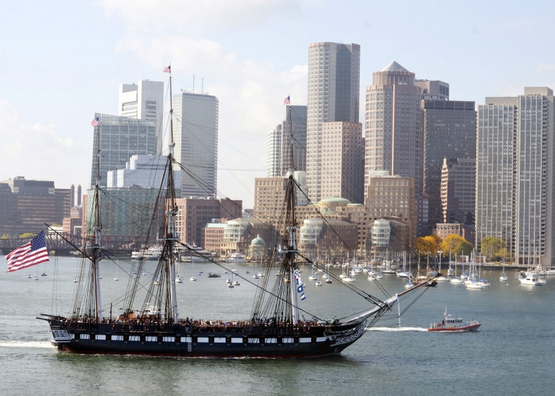 парусник-музей USS Constitution в Бостоне