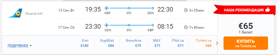 Киев-Гданьск-Киев