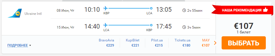 Киев-Ларнака-Киев