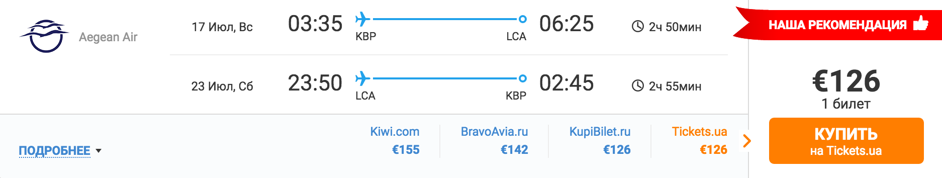 Авиабилеты на Кипр